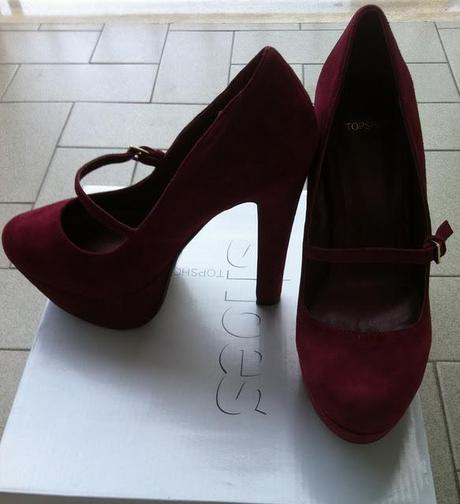 Obsessed with shoes and burgundy
