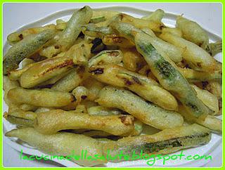 Zucchine fritte in pastella