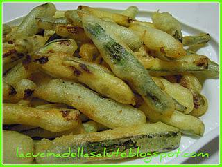 Zucchine fritte in pastella