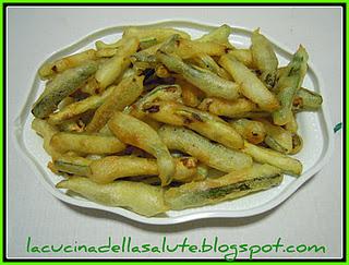 Zucchine fritte in pastella