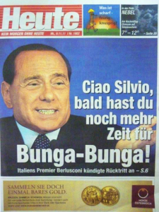 Crollo di Berlusconi, le prime pagine dei media internazionali