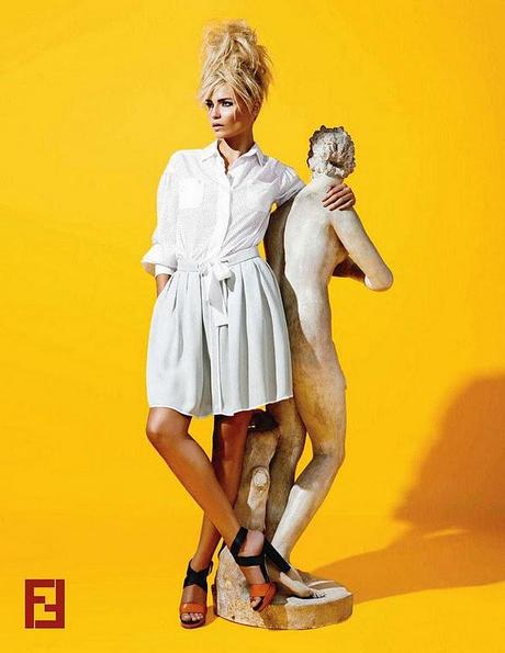 Natasha Poly per Fendi Resort 2012 by Karl Lagerfeld