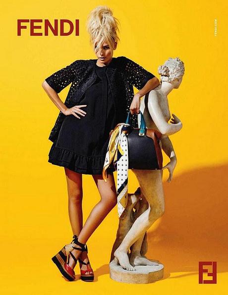 Natasha Poly per Fendi Resort 2012 by Karl Lagerfeld