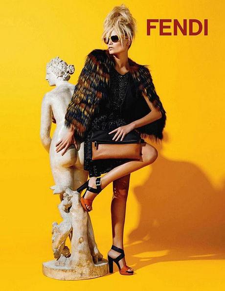 Natasha Poly per Fendi Resort 2012 by Karl Lagerfeld