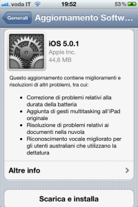 Apple ha rilasciato ufficialmente iOS 5.0.1 – eccovi i link