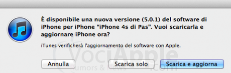 Apple rilascia ufficialmente iOS 5.0.1 per iPhone iPod Touch e iPad, correggendo numerosi bug