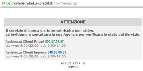 Santoro dice Unicredit a rischio fallimento e va in tilt il sito della banca. Santoro dice Unicredit a rischio fallimento e va in tilt il sito della banca.
