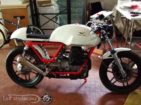 Lefatteincasa :  Guzzi V35 by Cristiano