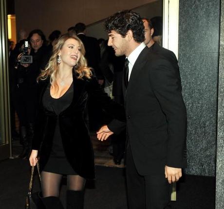 Barbara Berlusconi e Pato per Armani.