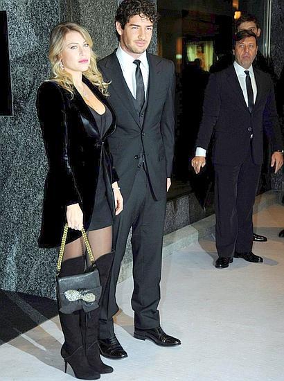 Barbara Berlusconi e Pato per Armani.