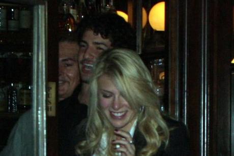 Barbara Berlusconi e Pato per Armani.