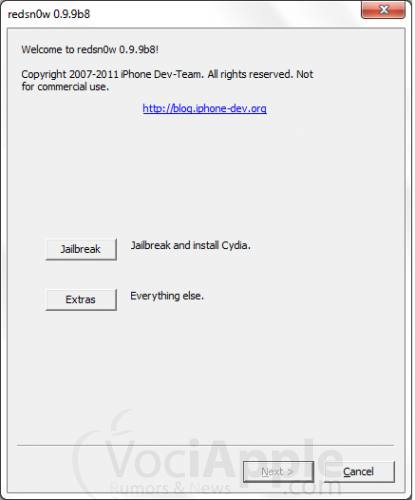 [Guida] Jailbreak di iOS 5.0.1 final con RedSn0w 0.9.9b8