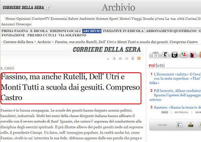 Mario Monti controllato dai Gesuiti