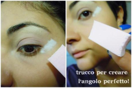 Trucco per creare l’angolo esterno dell’occhio senza sbavature…