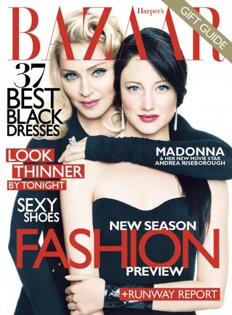 Madonna Nella Copertina e Nell'Editoriale di Harper's Bazaar USA, Dicembre 2011