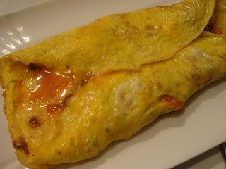 Omelette di uova di quaglia e chorizo