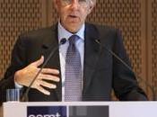 Mario Monti presidente consiglio Borsa sorride
