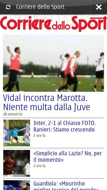 Corriere dello Sport per Symbian