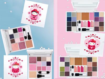 nordic flower & nordic heart kit make up hello kitty by deborah 1