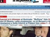 Dimissioni Berlusconi, Prime Pagine dall’Italia Mondo