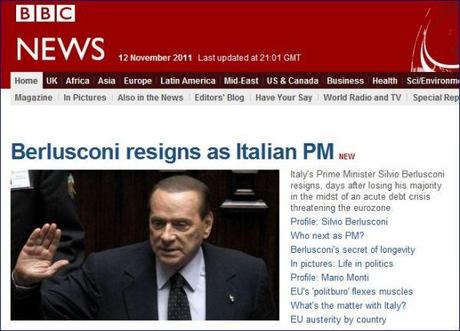 Dimissioni di Berlusconi, le Prime Pagine dall’Italia e dal Mondo