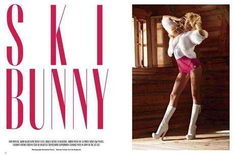 MAGAZINE| Ski Bunny: i look femminili per la montagna su V Magazine