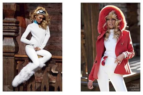 MAGAZINE| Ski Bunny: i look femminili per la montagna su V Magazine