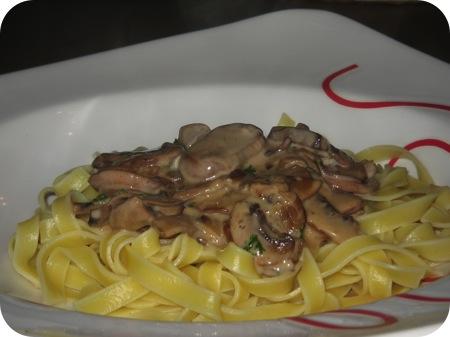 Tagliatelle agli champignons