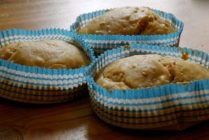 Muffin al tè verde e salmone