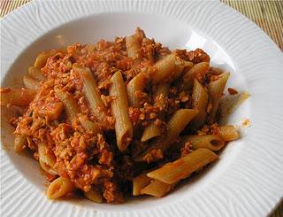 Ragù di soia ai funghi