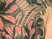 tatuaggio botanico" fior loto