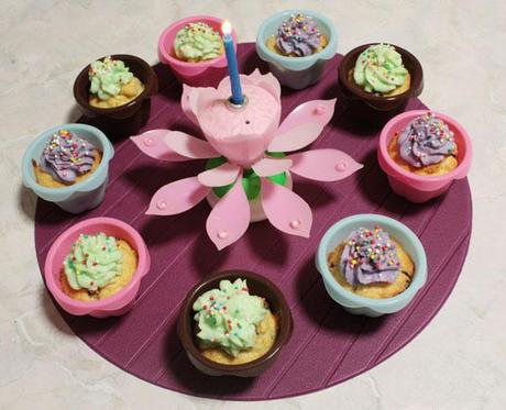 Cupcakes al limone con gocce di cioccolato