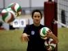 Allenamento della squadra di A2 del Volley Chieri Femminile.
Ph.Massimo Pinca