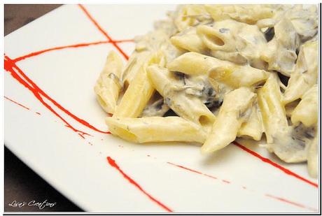 Penne con panna e carciofi