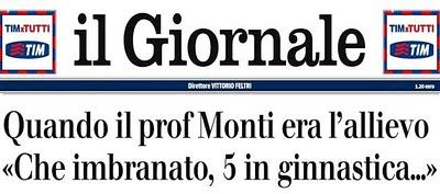 Incredibile!!! Monti non saltellava