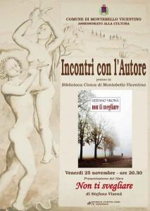 “Incontro con l’autore” a Montebello Vicentino