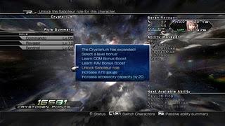 Final Fantasy XIII-2 : immagini del sistema Crystarium