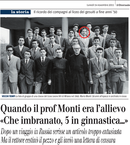 Il Giornale e la ‘macchina del fango’ contro Mario Monti