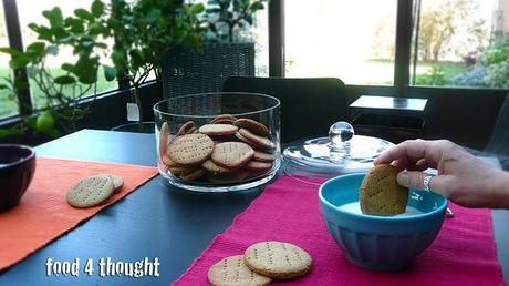 Digestive biscuits, homemade is better.