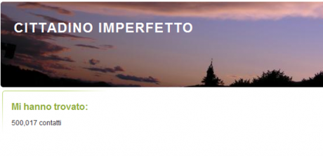 Superati i 500.000 contatti!!!