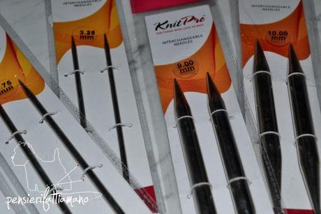 Ferri circolari: i KnitPro Nova Metal con punte intercambiabili