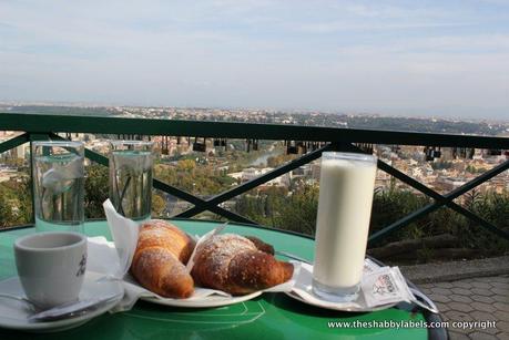 Breakfast in my city and Stefanel chunky sweater