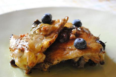Poulet aux petits fruits