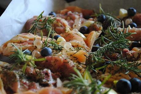 Poulet aux petits fruits