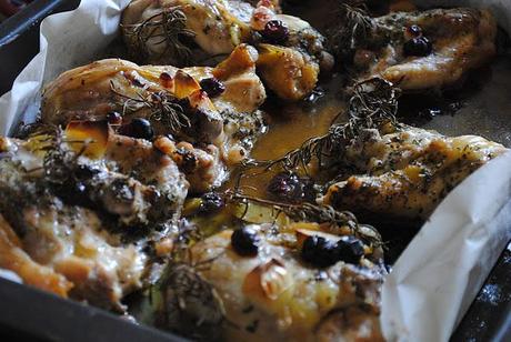 Poulet aux petits fruits