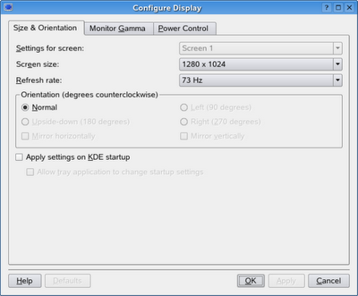 KRandRTray e Ressapplet utility per mettere a nostra disposizione il pieno controllo sullo schermo del Pc.