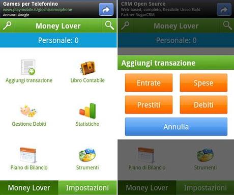 android moneylover uitrans Money Lover, gestire spese e finanze su Android