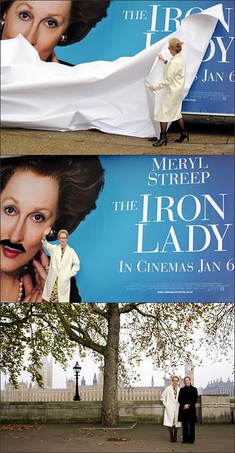 The Iron Lady: Meryl Streep in piena Londra ha fatto uno streap