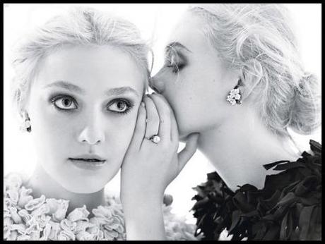 Cover Girl// Elle e Dakota Fanning on W Magazine