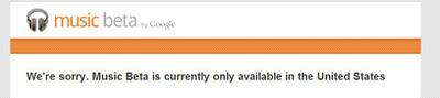 Google Music : Uff!! Soliti esclusi!